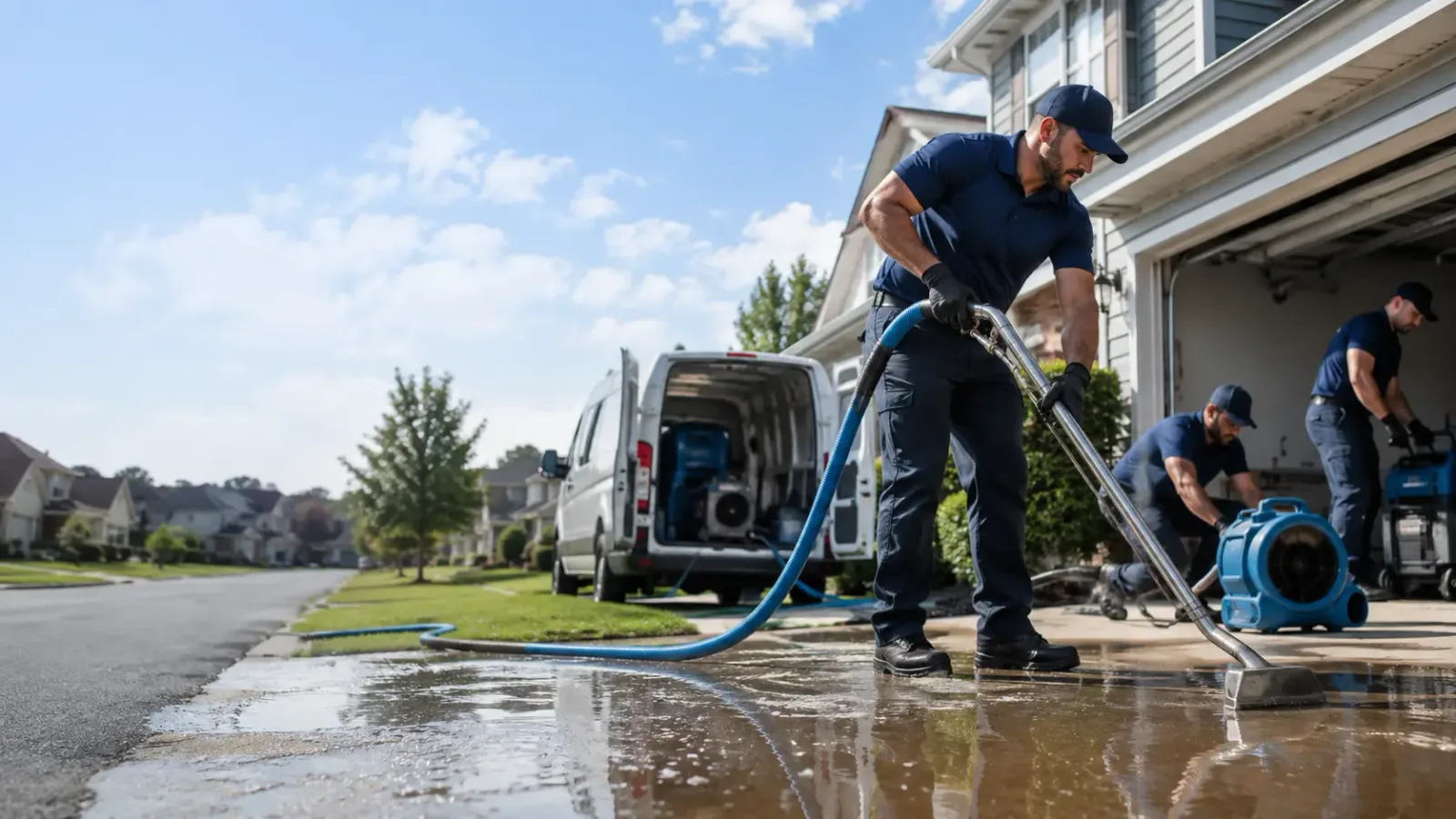Flood Damage Restoration in Mount Blanchard, OH